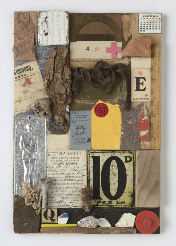 <strong>Peter Blake</strong>, <em>10D per Pound (in homage to Kurt Schwitters)</em>, 2010