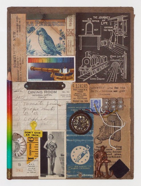 <strong>Peter Blake</strong>, <em>Don't give an inch (in homage to Kurt Schwitters)</em>, 2010