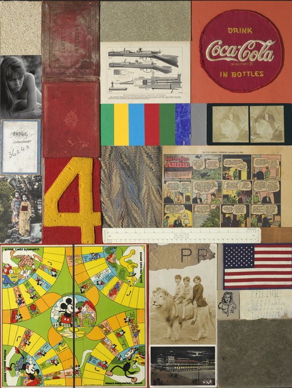 <strong>Peter Blake</strong>, <em>Children's Games: Mickey Game (in homage to Robert Rauschenberg)</em>, 2010
