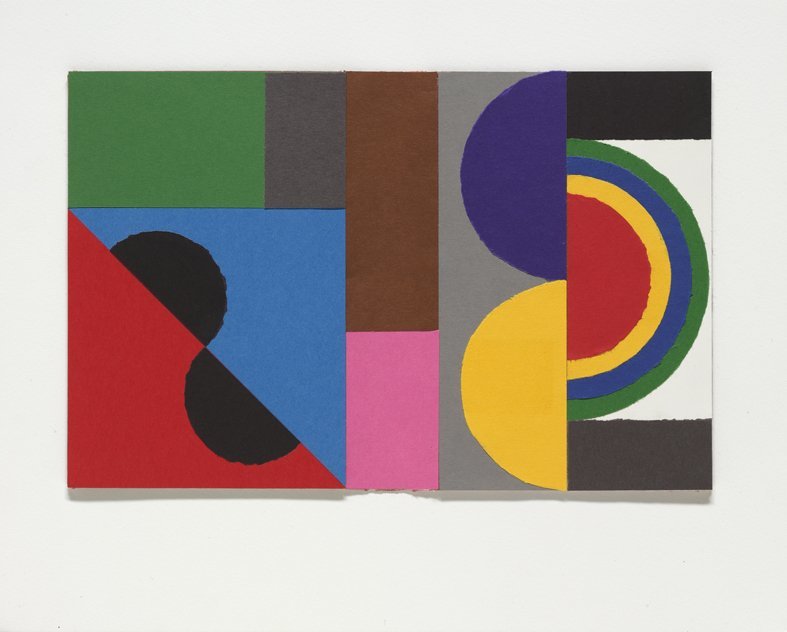 <strong>Peter Blake</strong>, <em>After Sonia Delaunay - 'Book Cover' 4 (in homage to Sonia Delaunay)</em>, 2010