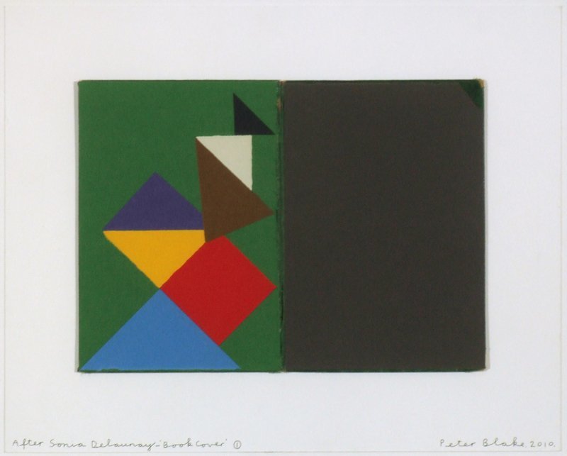 <strong>Peter Blake</strong>, <em>After Sonia Delaunay - 'Book Cover' 1 (in homage to Sonia Delaunay)</em>, 2010