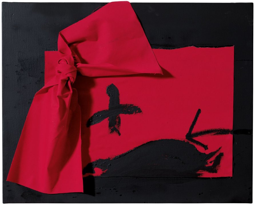 <strong>Antoni Tàpies</strong>, <em>Nus vermell (Red knot)</em>, 2009