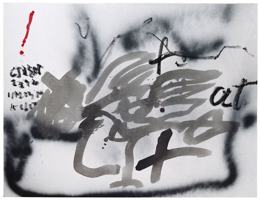 <strong>Antoni Tàpies</strong>, <em>Signe d'amiració vermell (Red exclamation mark)</em>, 2009