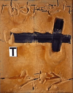<strong>Antoni Tàpies</strong>, <em>T negra / Black T</em>, 2007