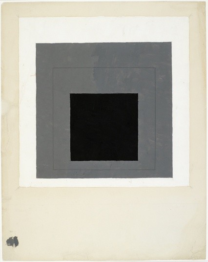 <strong>Josef Albers</strong>, <em>Colour study for Homage to the Square (JAAF 1976.2.196)</em>, c.1950