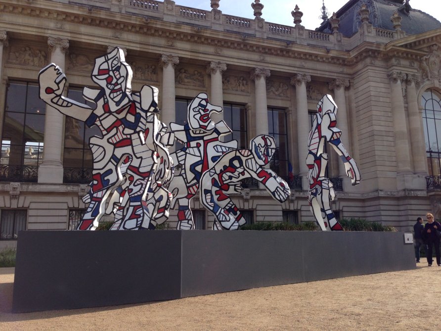 Jean Dubuffet, Welcome Parade, 1974–2008, polyurethane paint on epoxy resin, 400 x 830.6 x 508 cm Courtesy of Waddington Custot Galleries and Pace Gallery © A.D.A.G.P., Paris, and DACS, London 2013