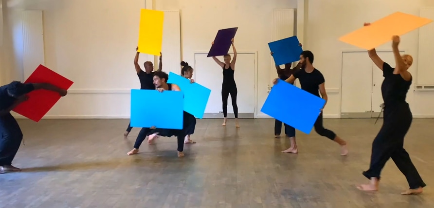 ‘Random Chromatics', collective performance and sculptures, 2020.
