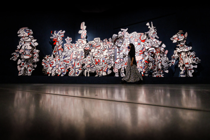 'Jean Dubuffet: Brutal Beauty' Installation view Barbican Art Gallery, 17 May – 22 August 2021 ©Tristan Fewings / Getty Images