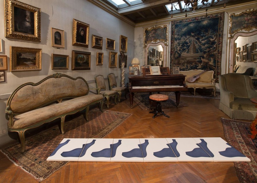 Landon Metz, exhibition view at Museo Pietro Canonica, Roma 2018, photo credit Giorgio Benni.