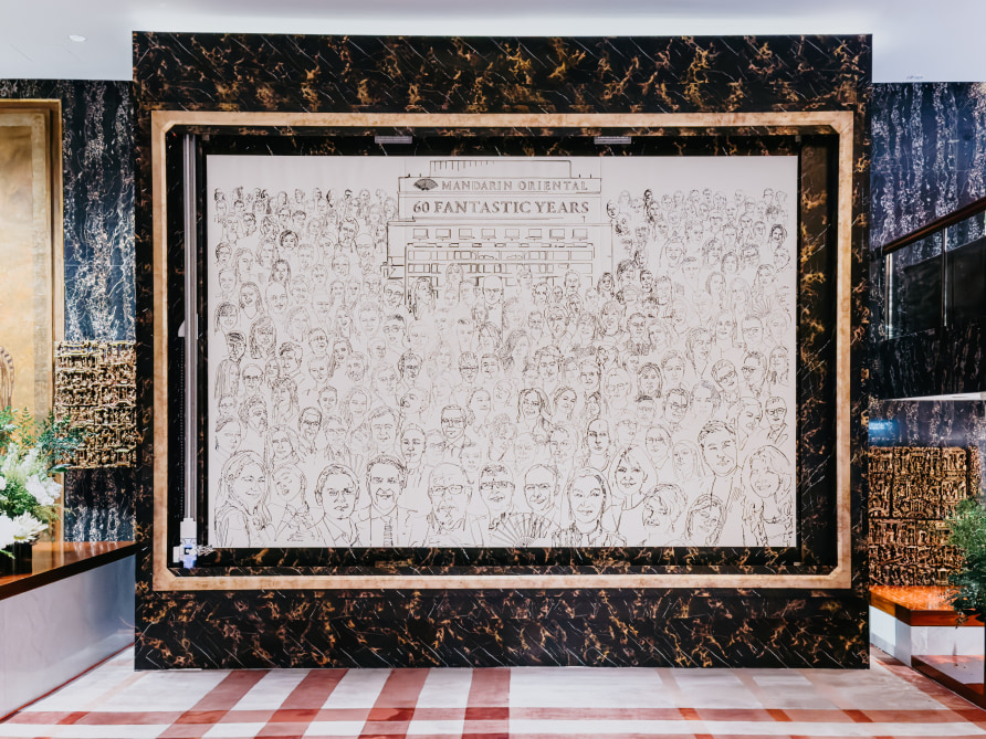 AI on Canvas at the Mandarin Oriental, Hong Kong