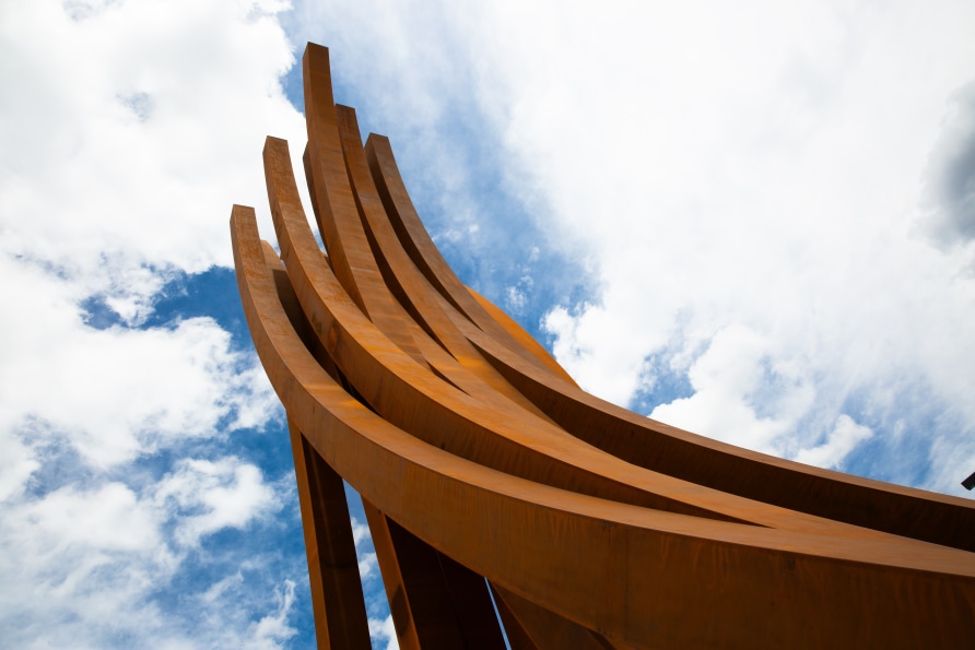 Photo Tanguy Beurdeley ©Bernar Venet, ADAGP Paris, 2024