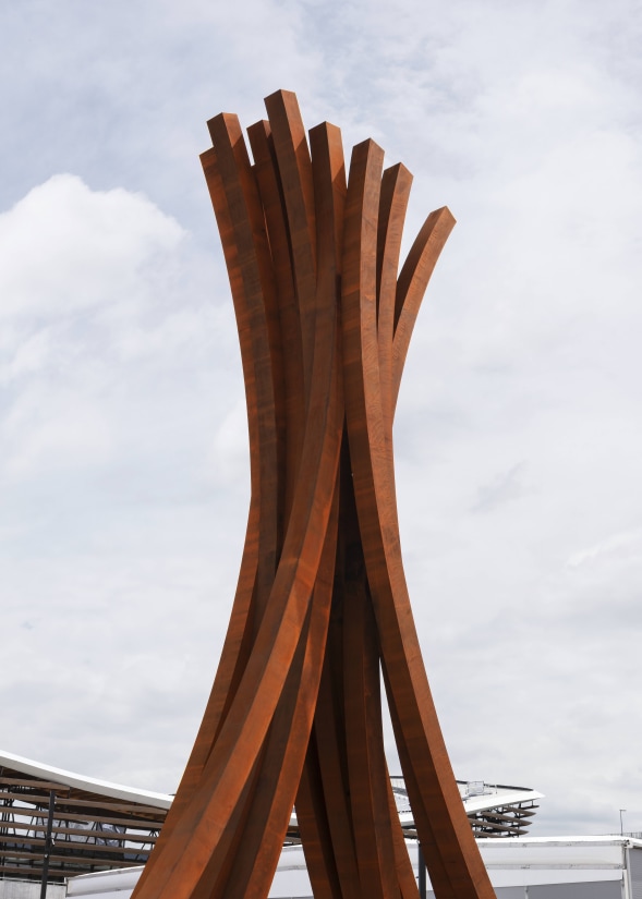 Photo Tanguy Beurdeley ©Bernar Venet, ADAGP Paris, 2024