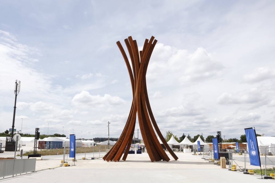 Photo Tanguy Beurdeley ©Bernar Venet, ADAGP Paris, 2024