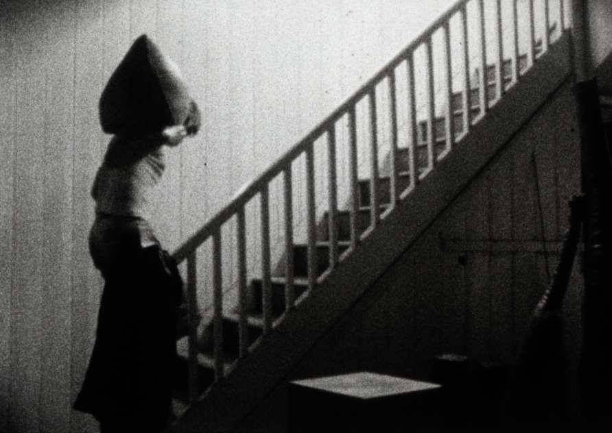 Still from Barry Flanagan, the works, (1969), 16mm film, 15mins. 53 seconds.