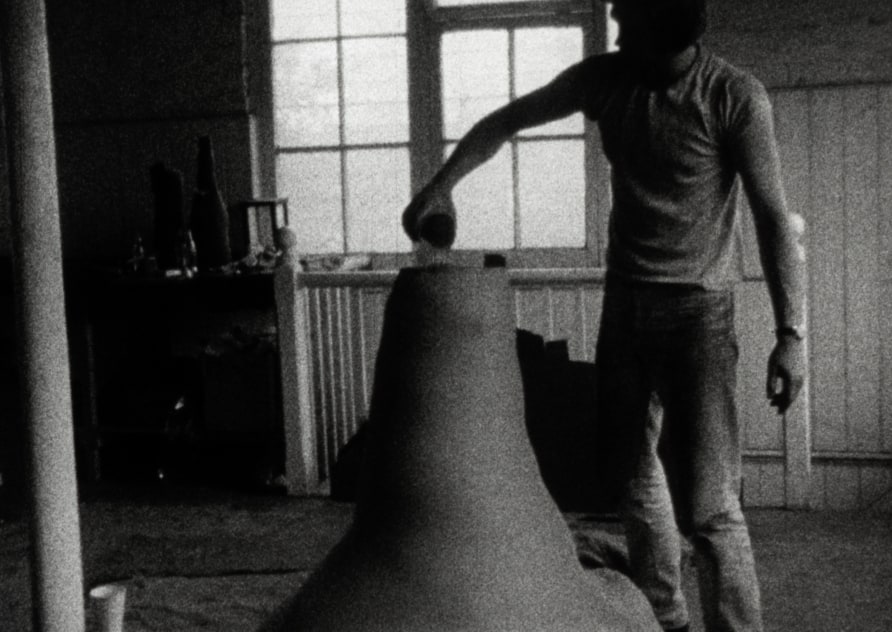 Still from Barry Flanagan, the works, (1969), 16mm film, 15mins. 53 seconds.