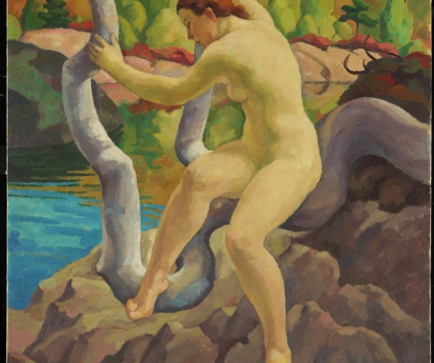 Fig. 9 Edwin Holgate, Early Autumn, 1938, Oil on canvas, 72.5 x 72.5 cm, National Gallery of Canada, Accession No. 4355
