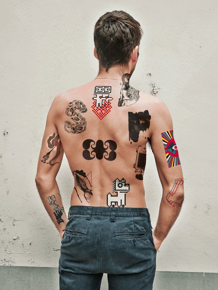 M/M (Paris), A Lifetime Upon M/My Skin: 12 Ephemeral Tattoos, 2013