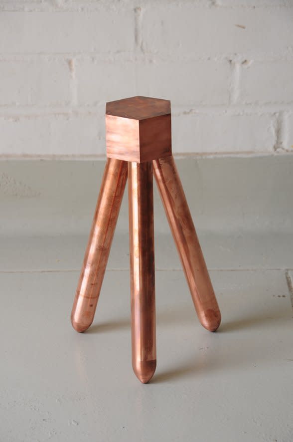 <p><strong>Jonathan Muecke</strong>, Step Stool, 2011</p><p>Copper</p><p>Open series</p><p>Courtesy Volume Gallery, Chicago</p><p>Photography by Cranbrook Academy of Art</p>
