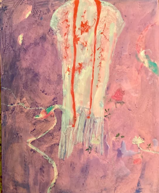 Chinese Wallpaper with Kimono