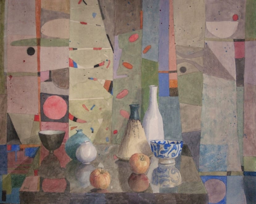 Still Life with Two Apples