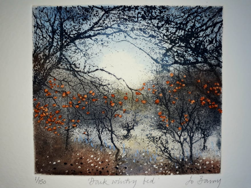 Dark Wintry Bed
