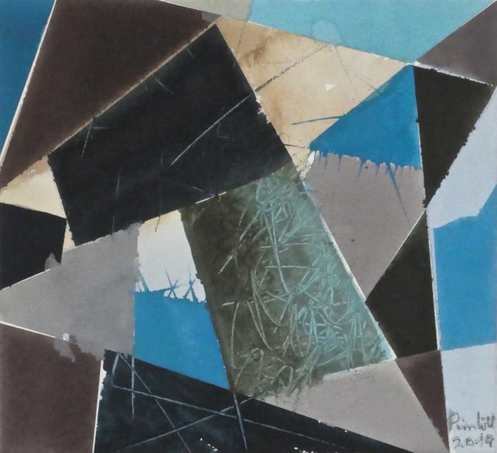 Sienna's Grey-Scratched Blue