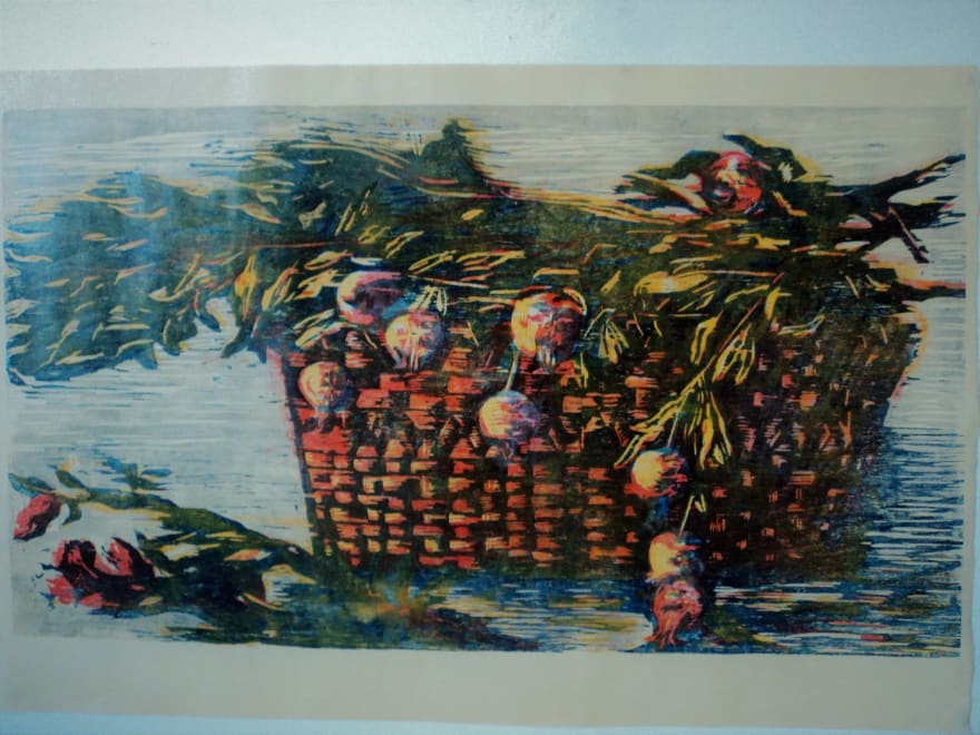 Pomegranate Basket LARGE WORK