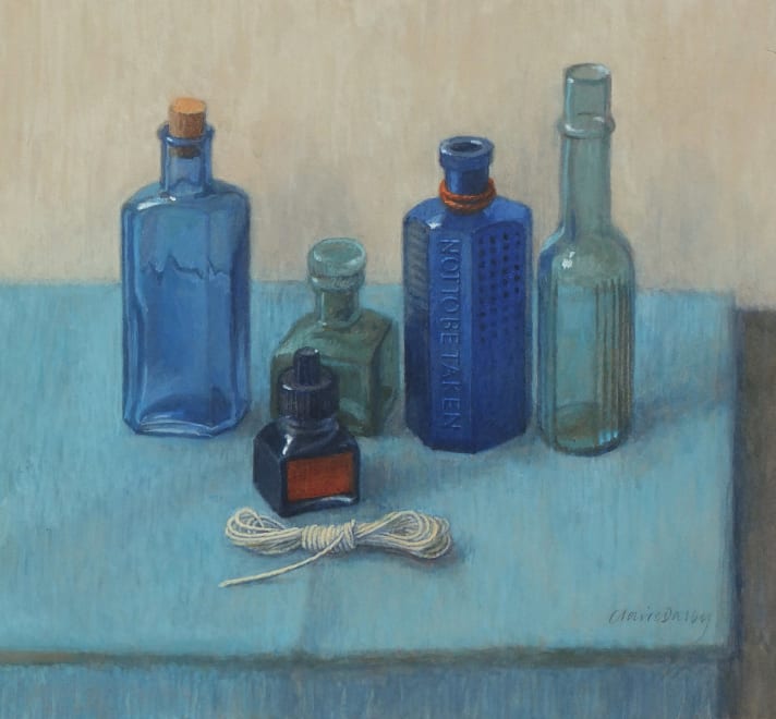 Five Bottles with a Bundle of String