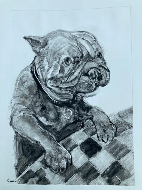 Dog at the Table