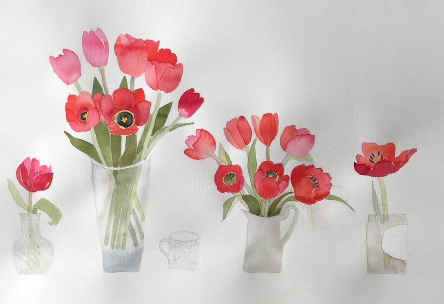 Tulips on my Table