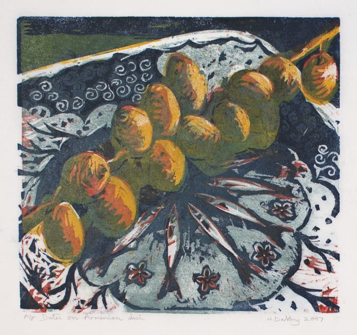 Dates on Armenian Dish
