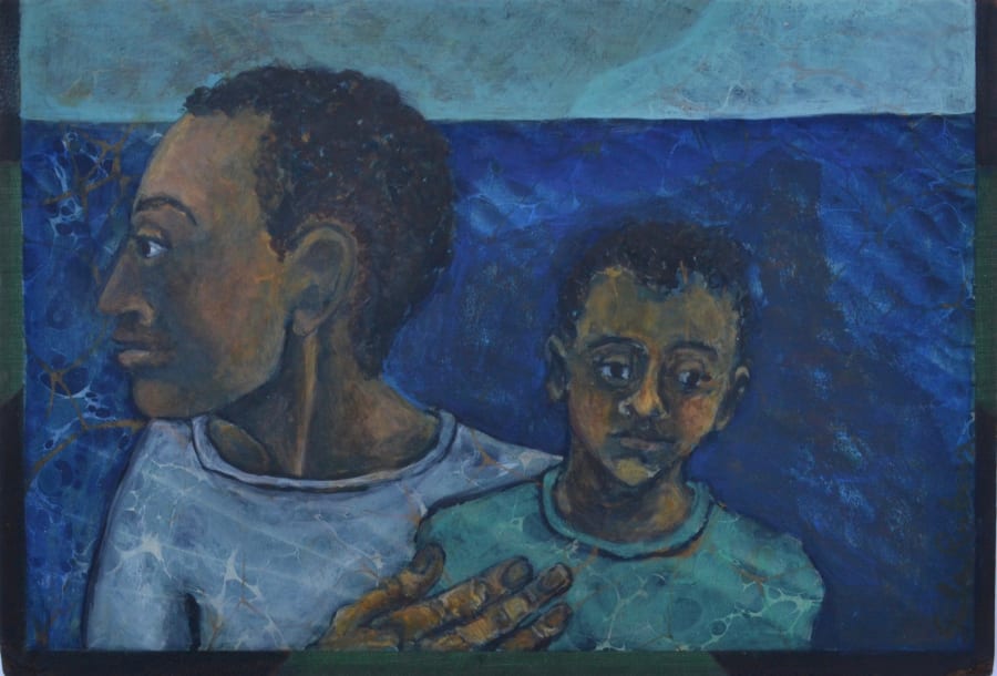 Kin Study - Man and Child at Sea