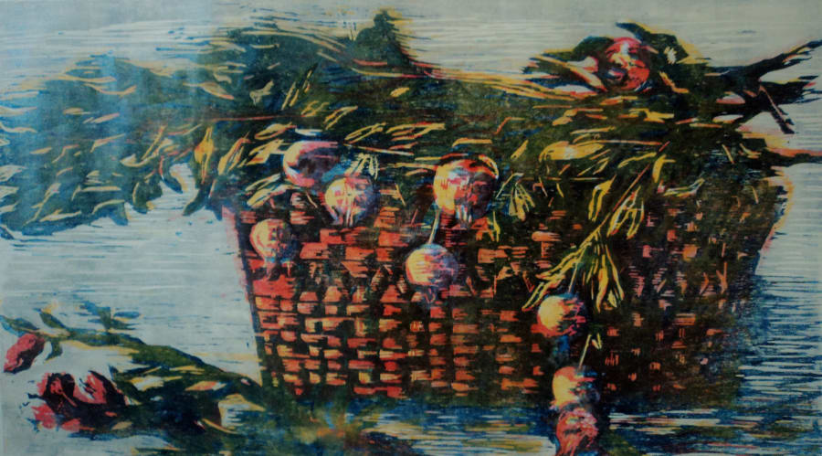 Basket of Pomegranates