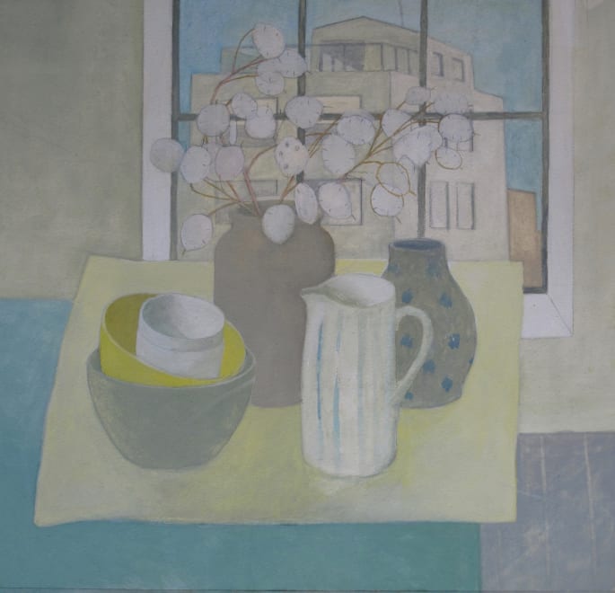Still Life on a Blue Table