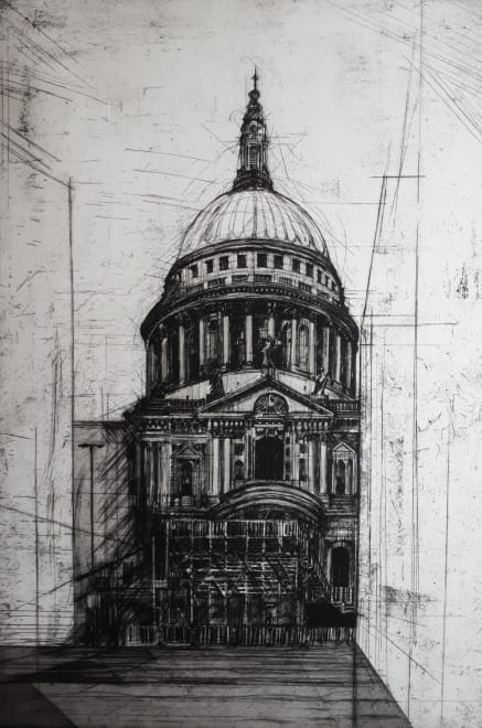 Temporary Seating outside St Paul's