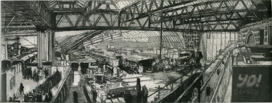 Construction Waterloo station
