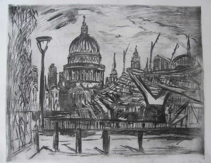 St. Paul's and the Millennium Bridge from Bankside