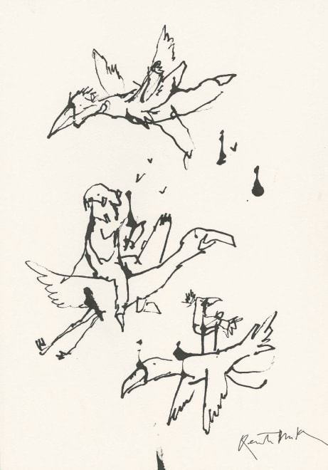 In flight