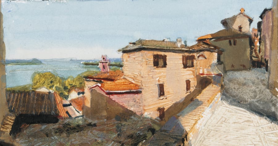 View from Passignano, Italy
