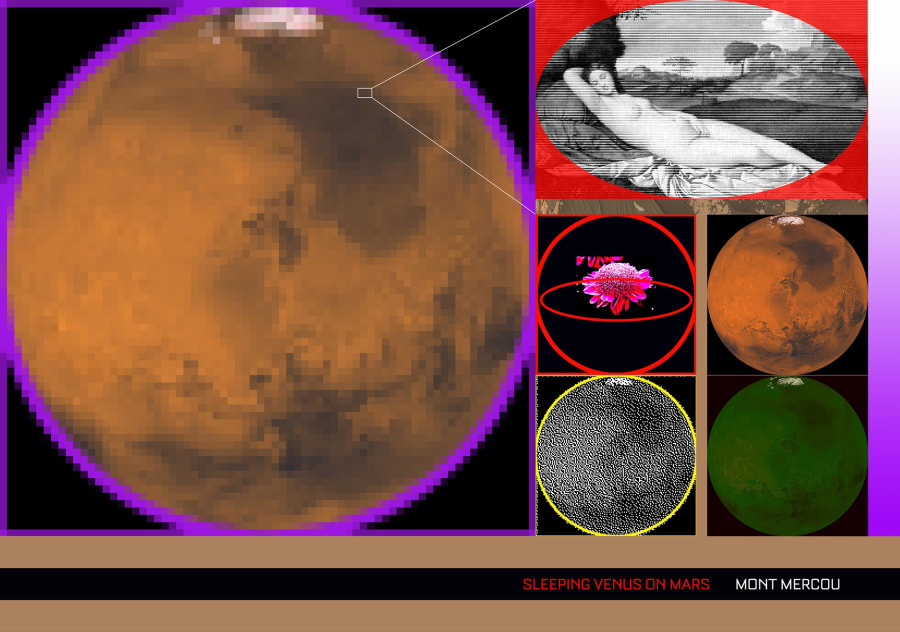 SLEEPING VENUS ON MARS MONT MERCOU
