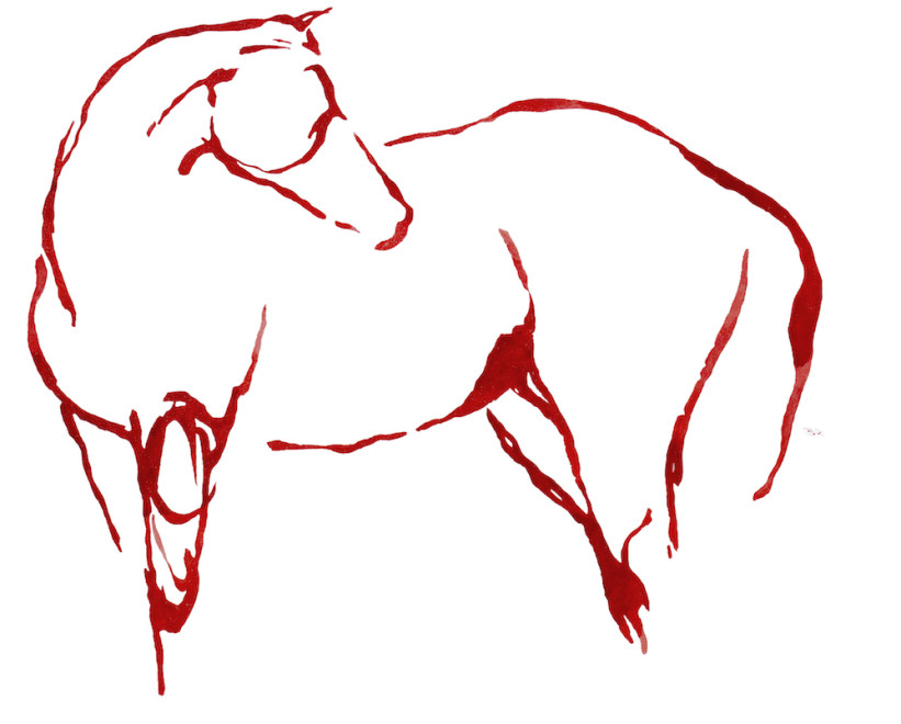 Red Horses by September Vhay, Red Horse 100