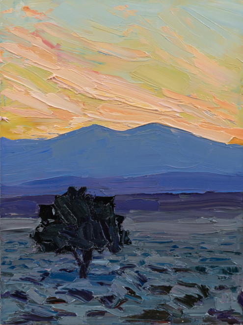 Jivan Lee, The Lone Pinon at Dusk