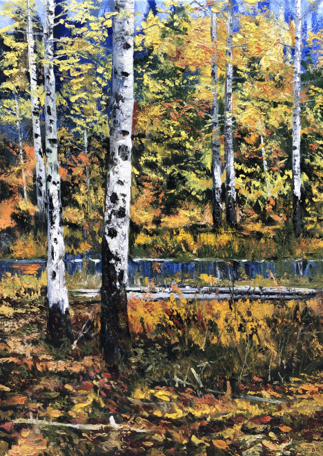 James Pringle Cook, Aspen Lake Study #1