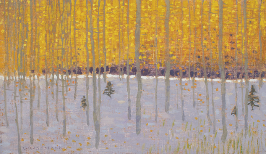 David Grossmann, Orange Leaves and First Snow
