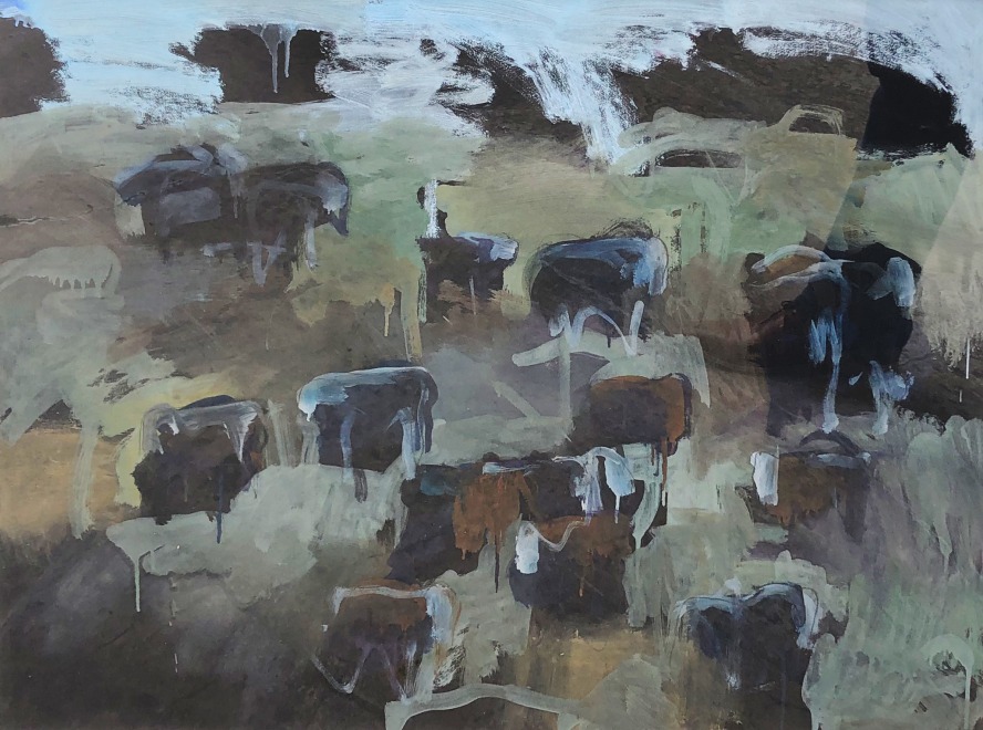 Works on Paper by Theodore Waddell, Alder Angus Dr. #2, 1991