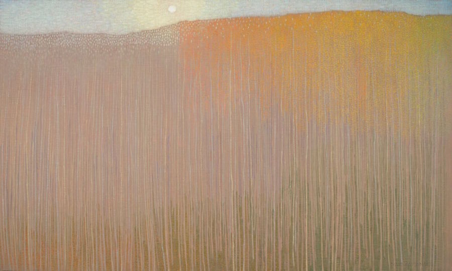 David Grossmann, Lowering Sun and Fading Autumn Forest