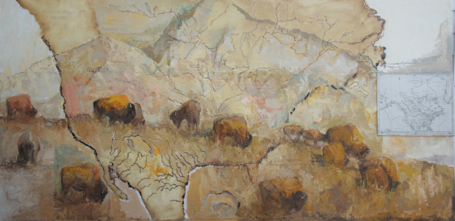 Mary Roberson, The Tetons, 1794
