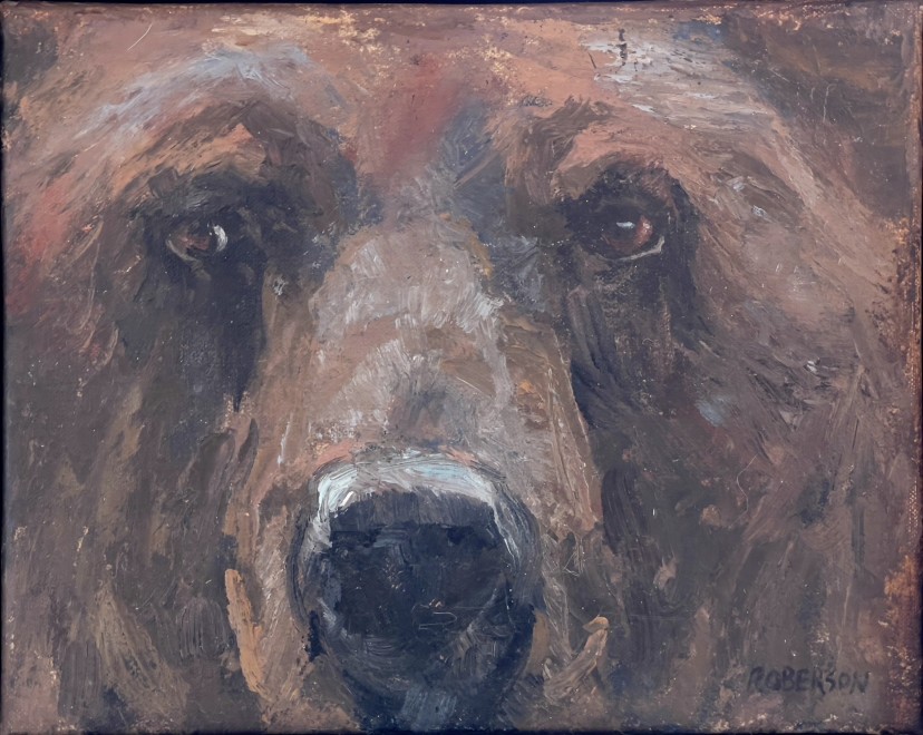 Mary Roberson, Grizzly Bear Portrait