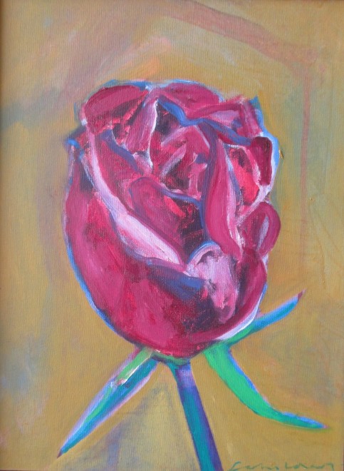 Fritz Scholder, Confined Rose, 2003