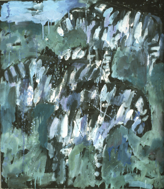 Works on Paper by Theodore Waddell, Val's Zebra Dr #2, 1995